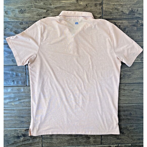 Travis Mathew Mens Brogrammer Heather Autum Sunset Golf Polo XXL - Picture 2 of 6